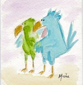 Blue&GreenBirds sig Bonding Grief