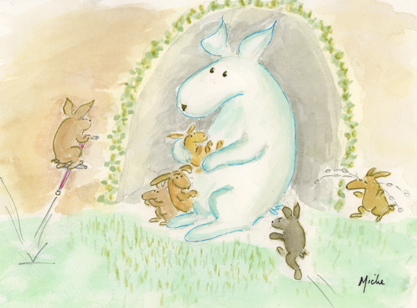 Rabbit mom with children - Creating the Ideal Inner Mom