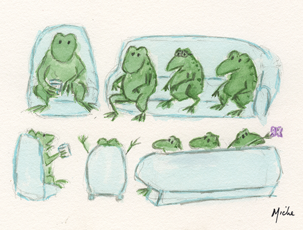 Frog Family Gathering